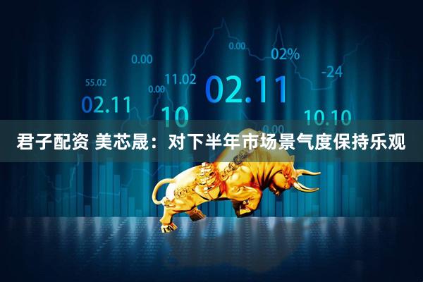 君子配资 美芯晟：对下半年市场景气度保持乐观